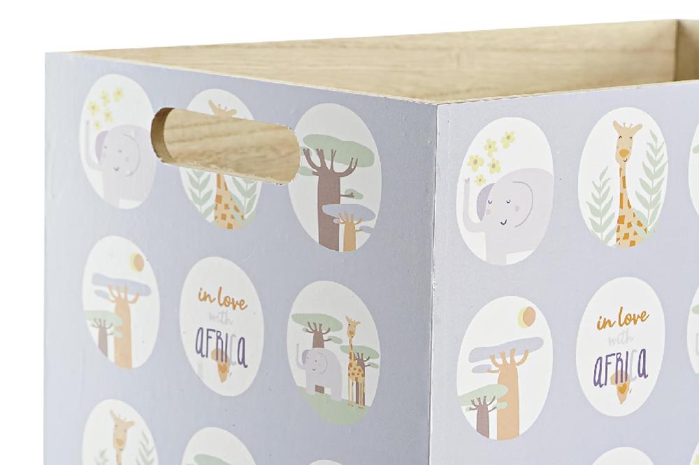 Dekodonia SET DOS CAJAS INFANTILES MADERA