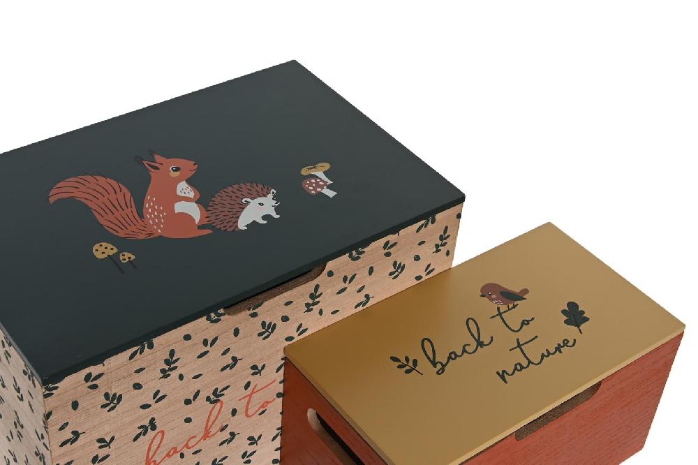 Dekodonia SET DOS CAJAS MADERA