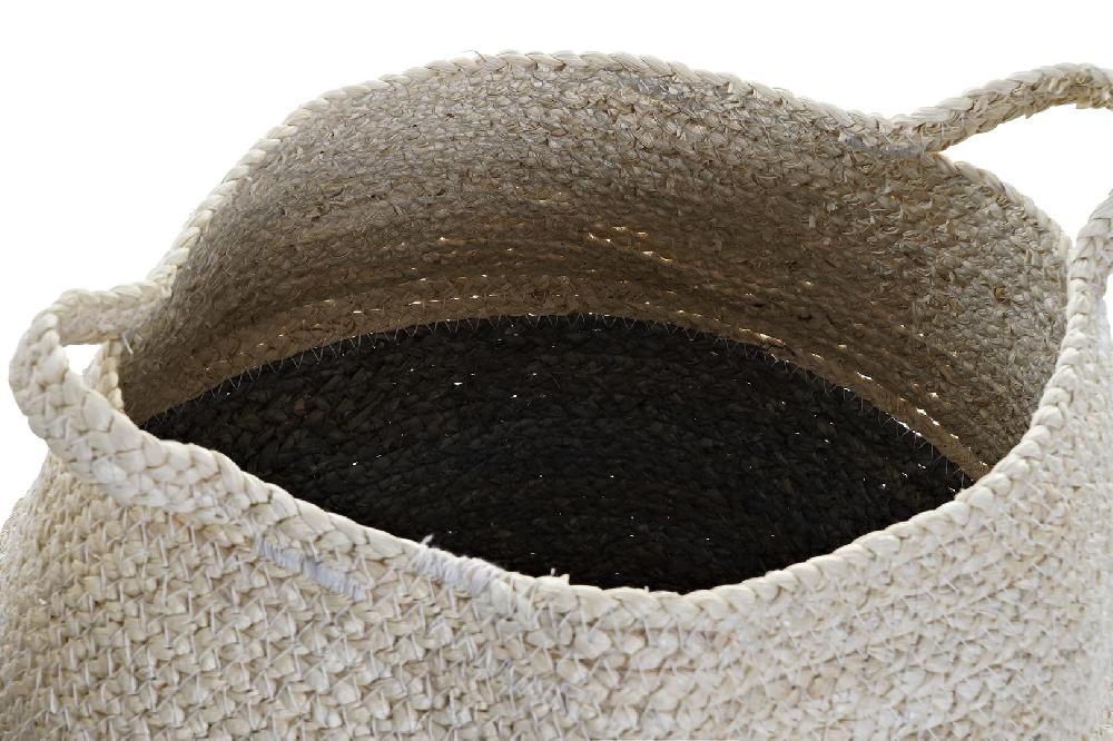 Dekodonia Set Dos Cesta Fibra Maíz Gris