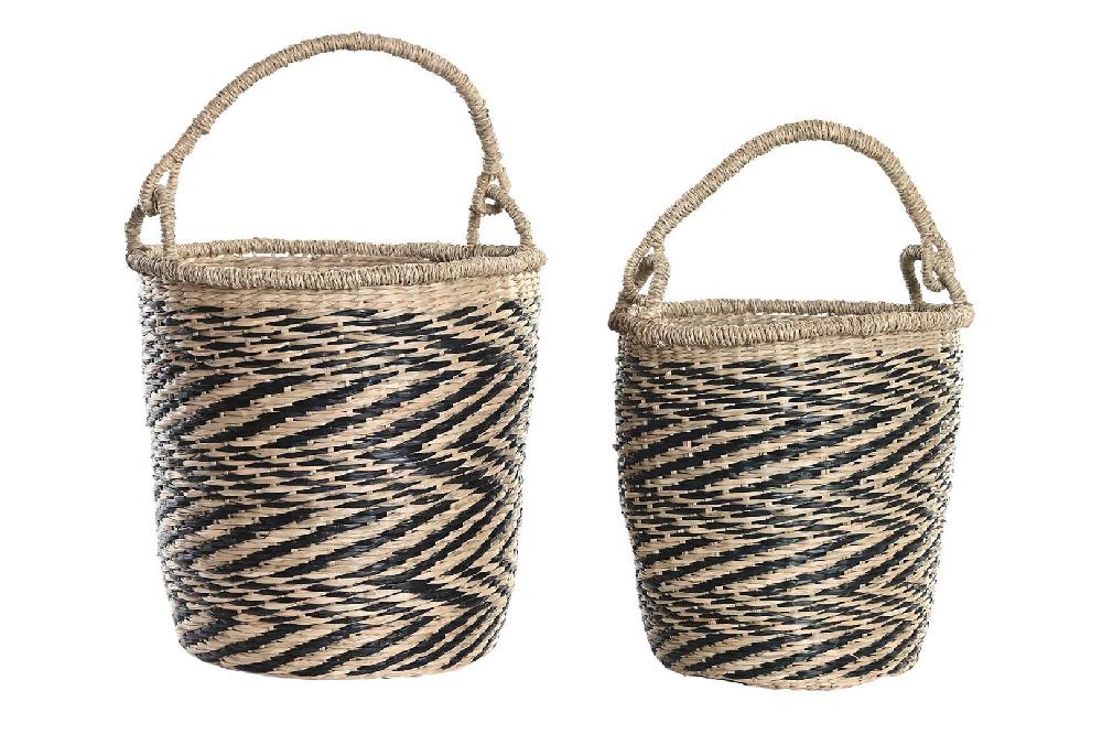 Dekodonia Set dos Cesta Seagrass Natural