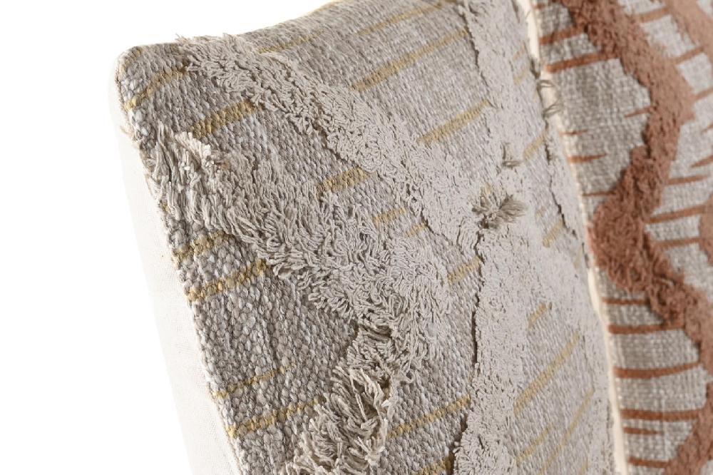 Dekodonia SET DOS COJINES ALGODÓN ZIGZAG