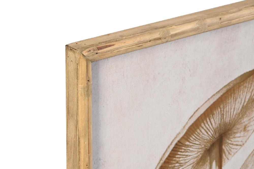 Dekodonia SET DOS CUADROS BAMBÚ SETAS