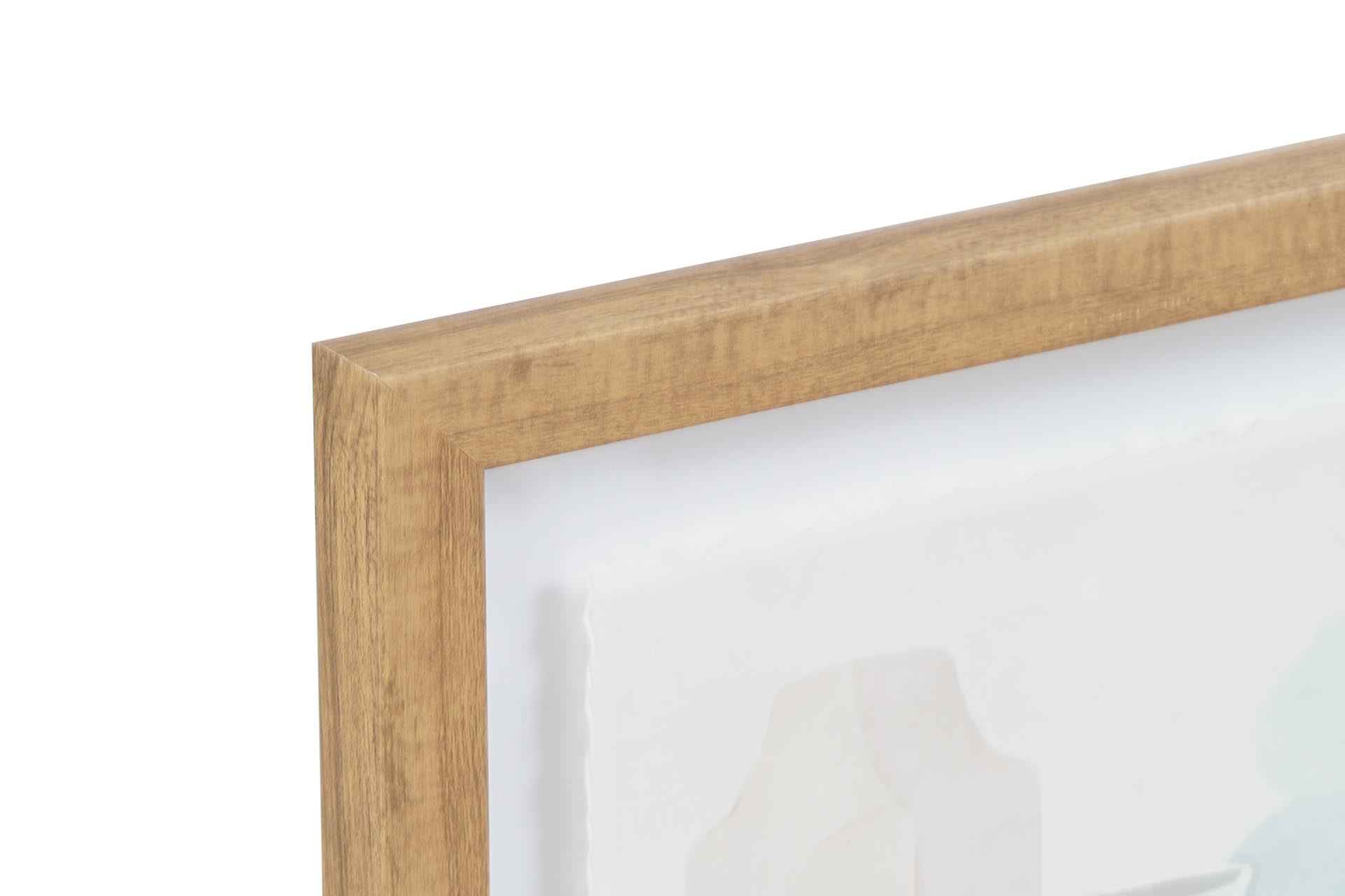 Dekodonia SET DOS CUADROS JARRÓNES BLANCOS