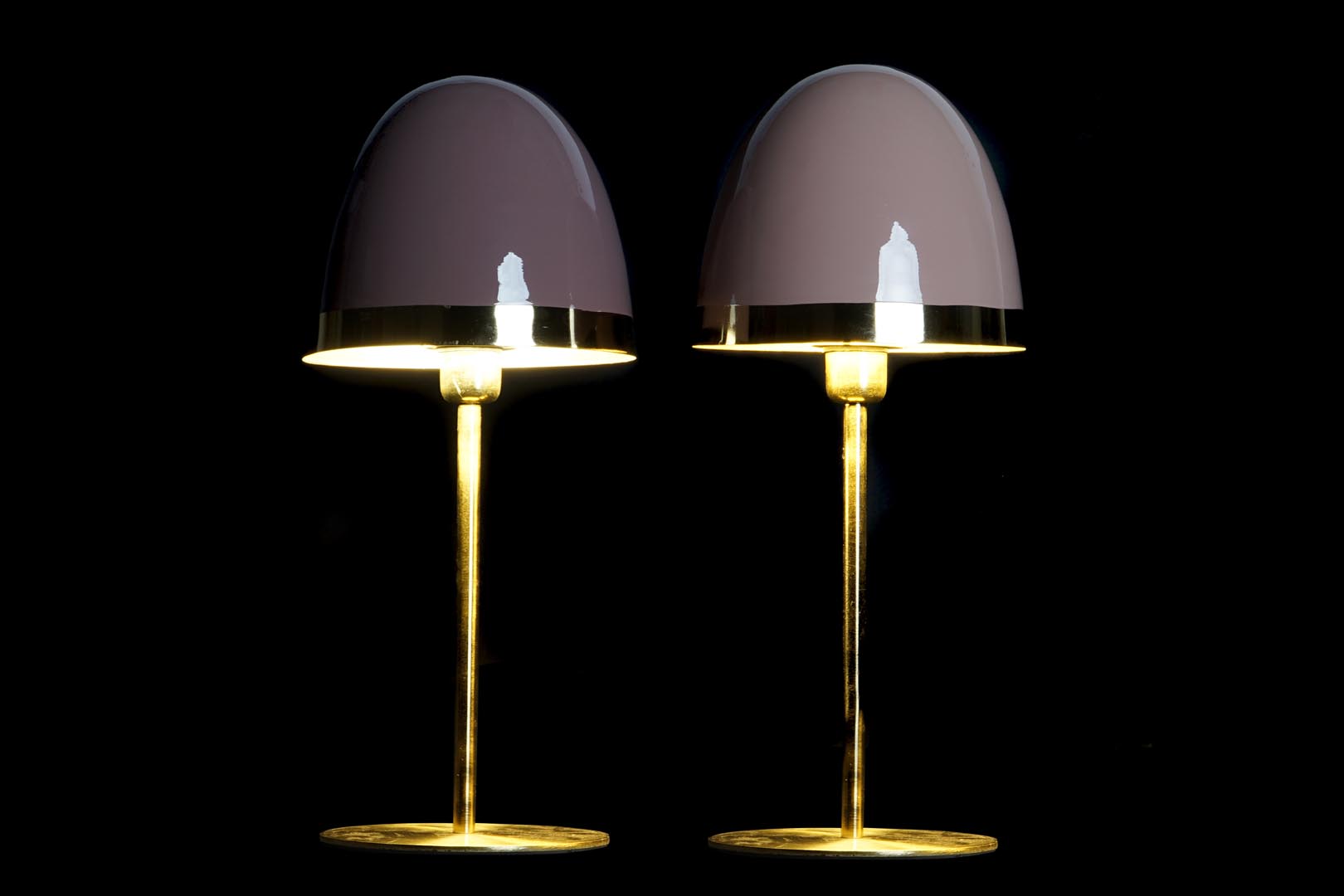 Dekodonia SET DOS LÁMPARAS SOBREMESA METAL