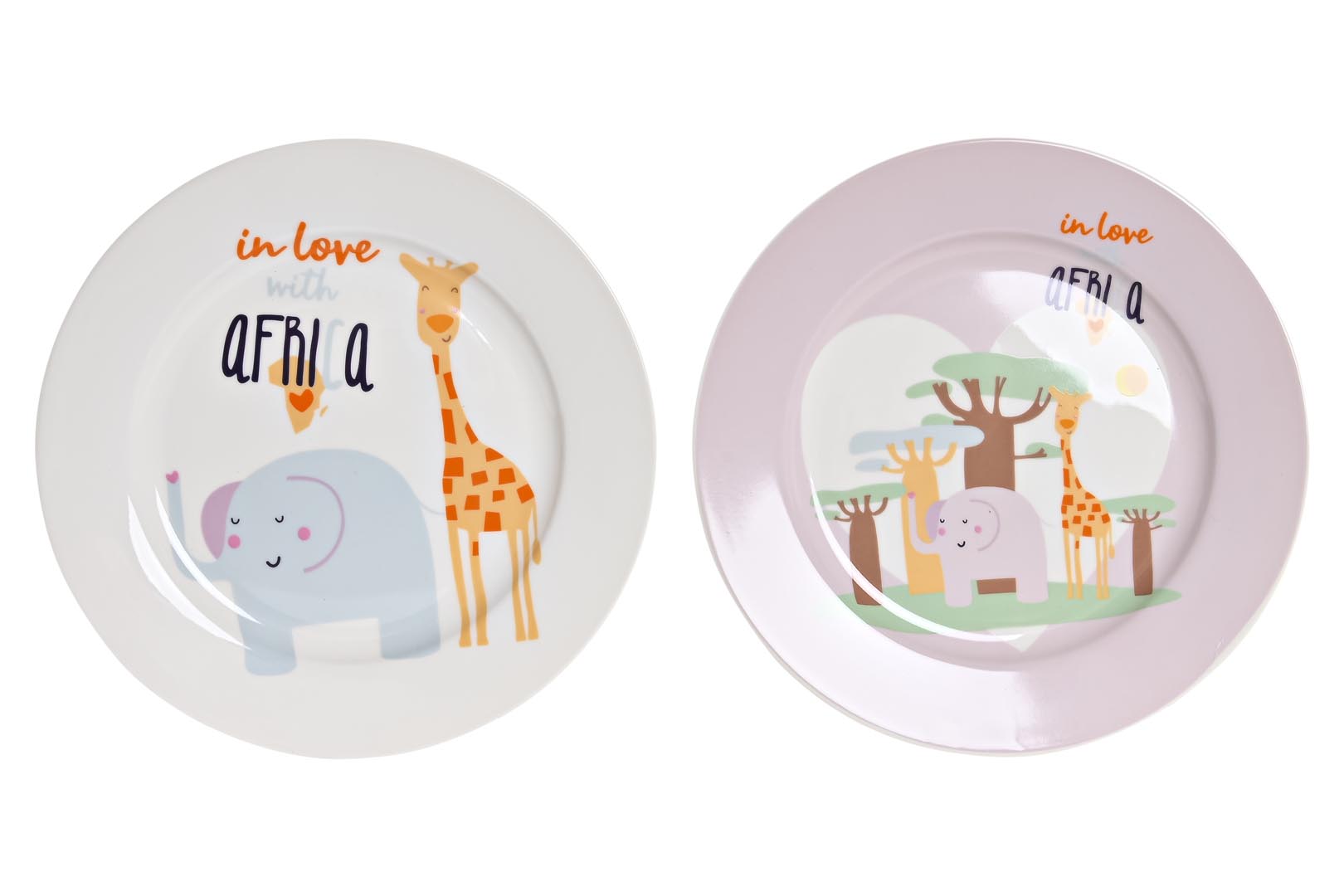 Dekodonia SET DOS Vajilla INFANTIL PORCELANA