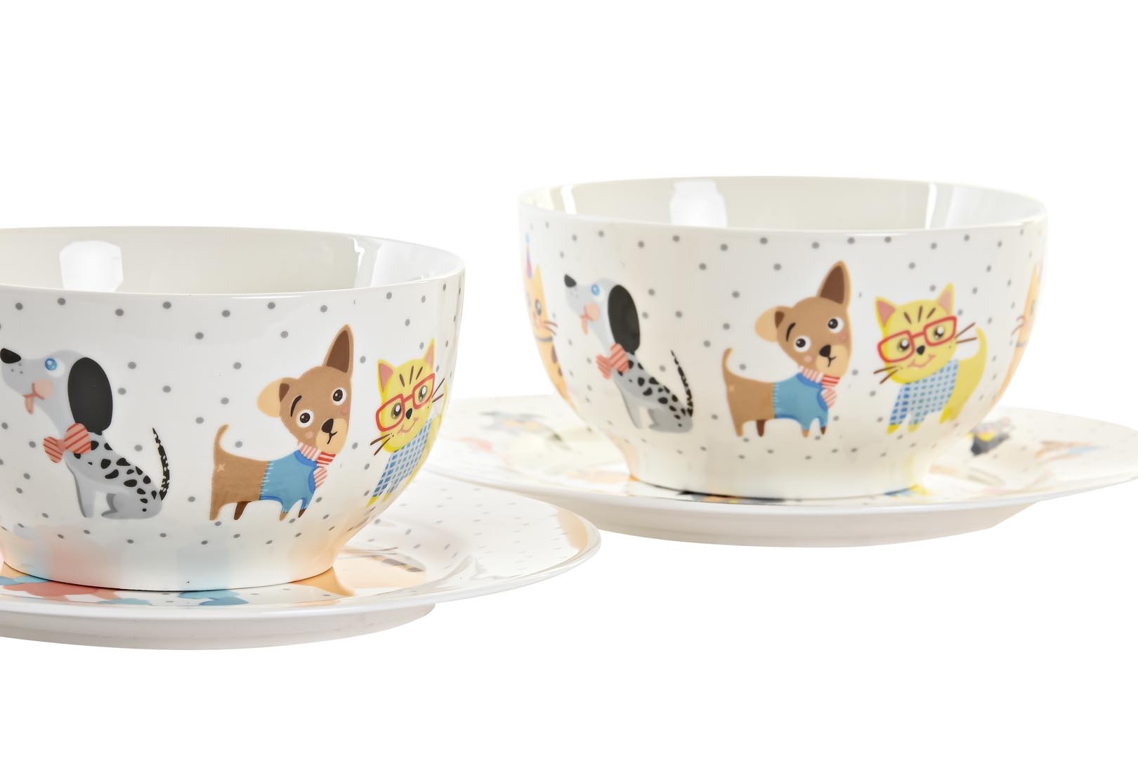 Dekodonia SET DOS Vajilla INFANTIL PORCELANA