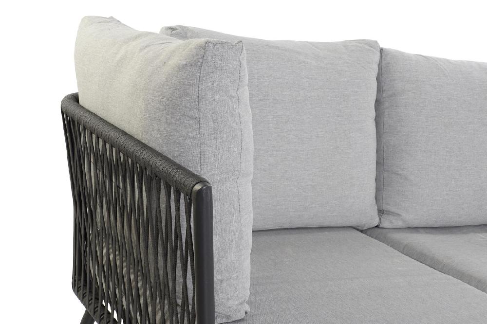 Dekodonia Set Jardín Aluminio Setes Negro