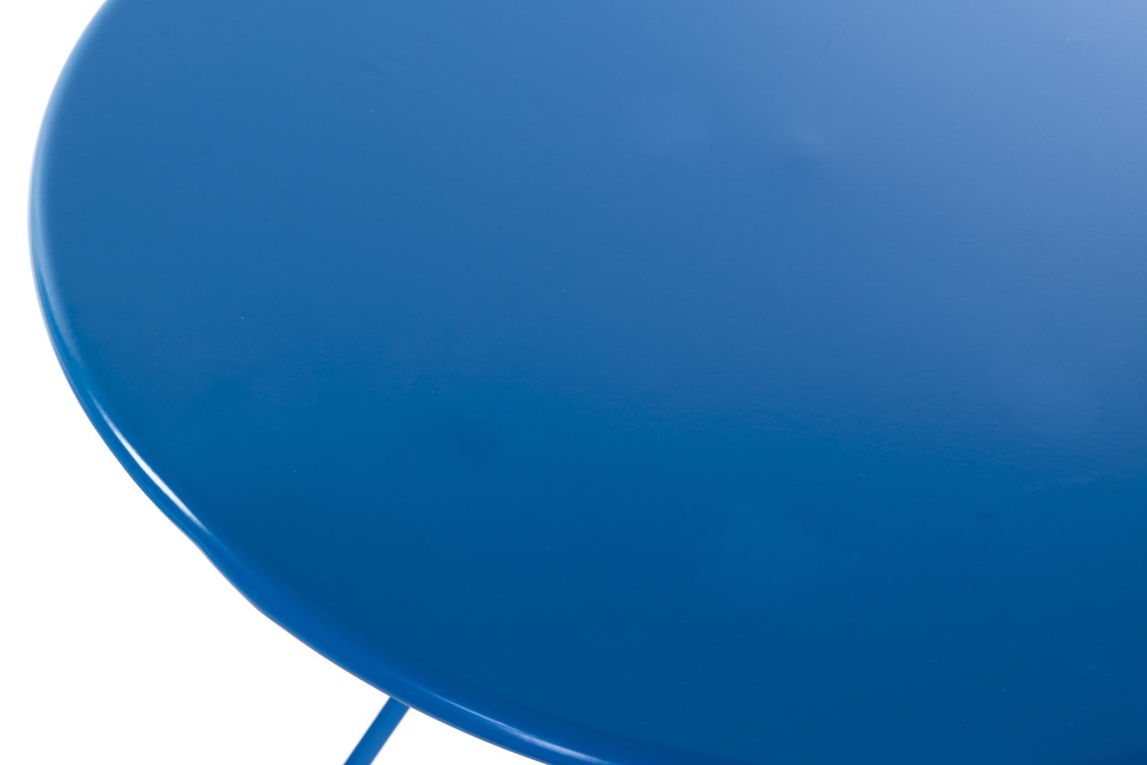 Dekodonia SET MESA Y DOS SILLAS METAL AZUL