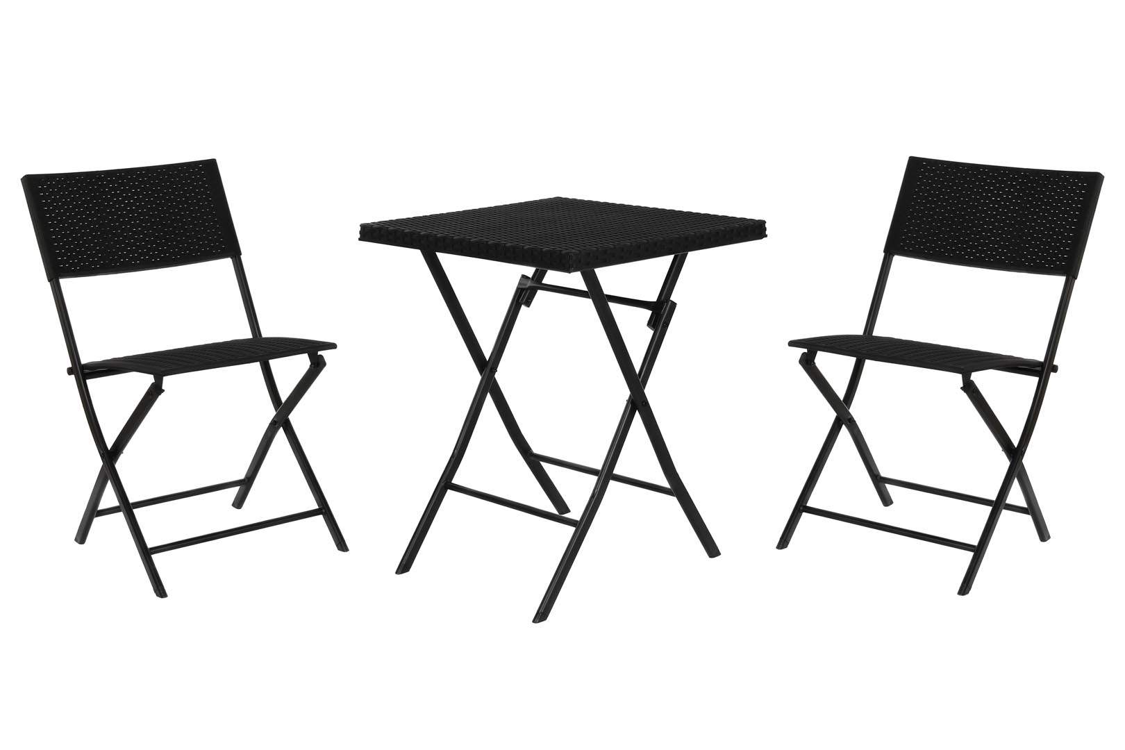 Dekodonia SET MESA Y DOS SILLAS RATÁN SINTÉTICO