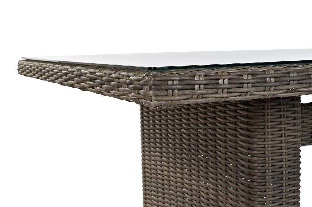 Dekodonia SET MESA Y SEIS SILLAS RATÁN SINTÉTICO