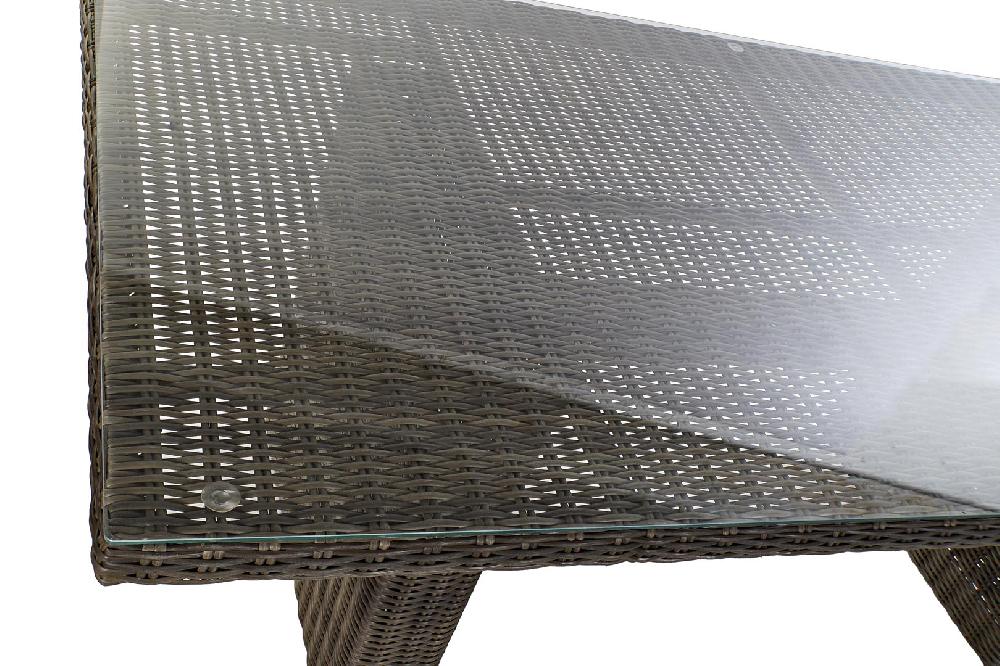 Dekodonia SET MESA Y SEIS SILLAS RATÁN SINTÉTICO