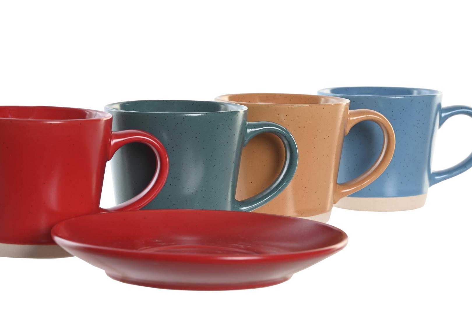 Dekodonia SET SEIS TAZAS Y PLATOS CAFÉ