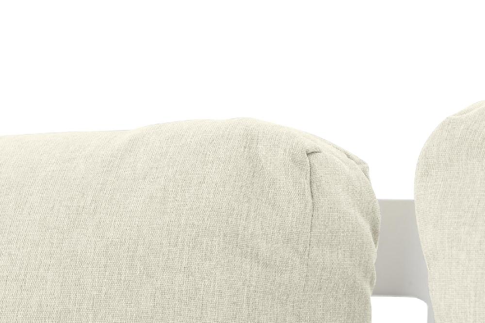 Dekodonia SET SOFÁ Y MESA ACERO BLANCO