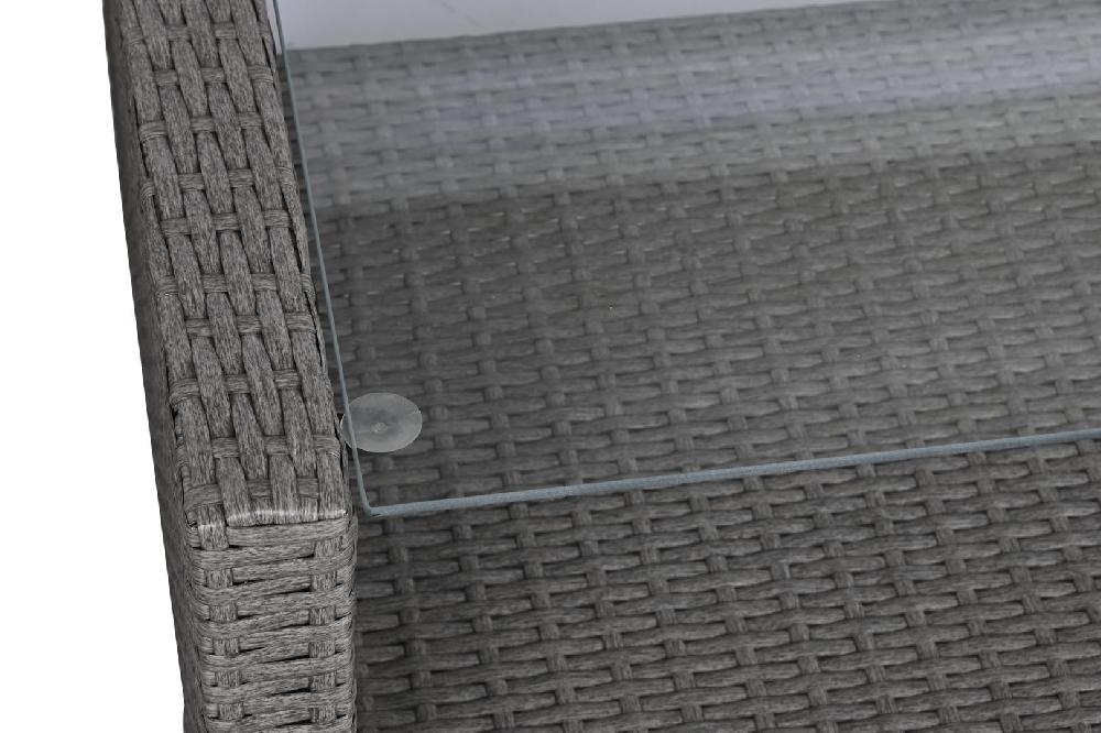 Dekodonia SET SOFÁ Y MESA RATÁN SINTÉTICO