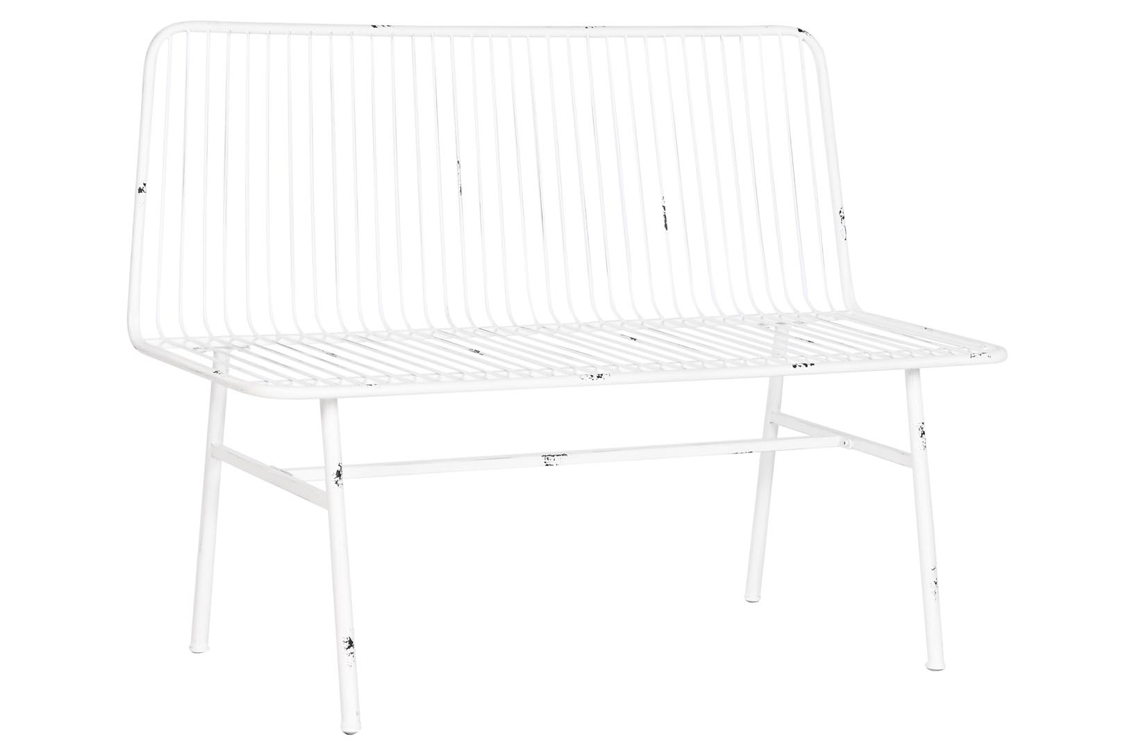 Dekodonia SET SOFÁS Y MESITA BLANCO DESGASTADO