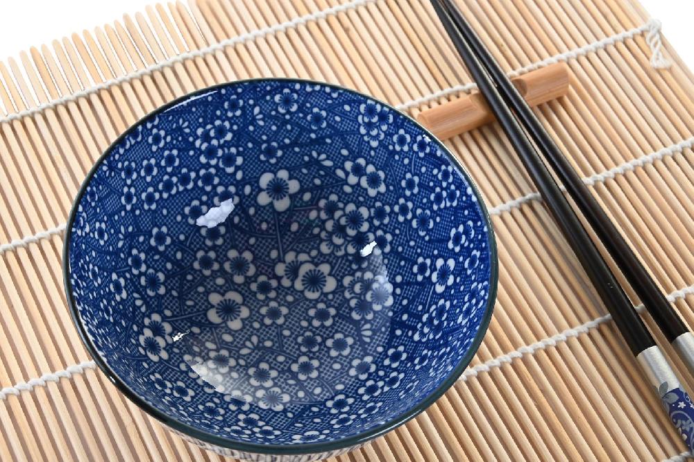 Dekodonia SET SUSHI BAMBÚ Y GRES NEGRO PARA CUATRO