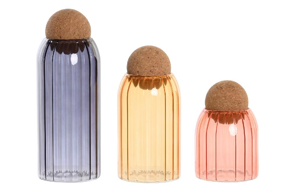 Dekodonia SET TRES BOTES CRISTAL