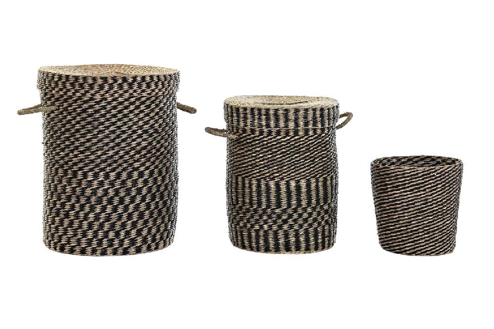 Dekodonia Set tres Cesta Fibra Natural