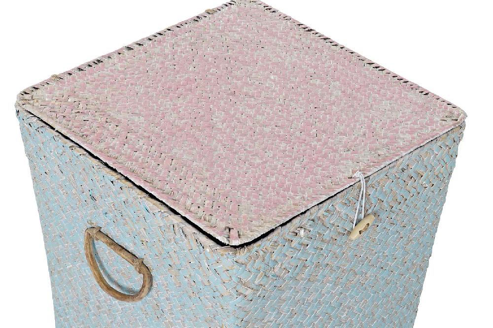 Dekodonia Set Tres Cesta Ropa Fibra Poliéster Boho