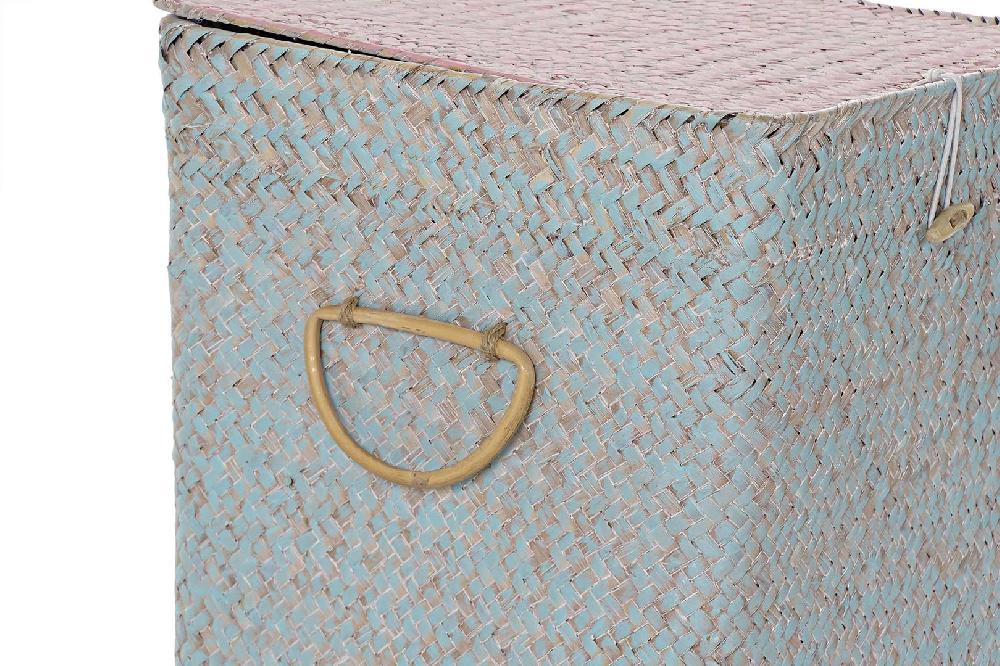 Dekodonia Set Tres Cesta Ropa Fibra Poliéster Boho