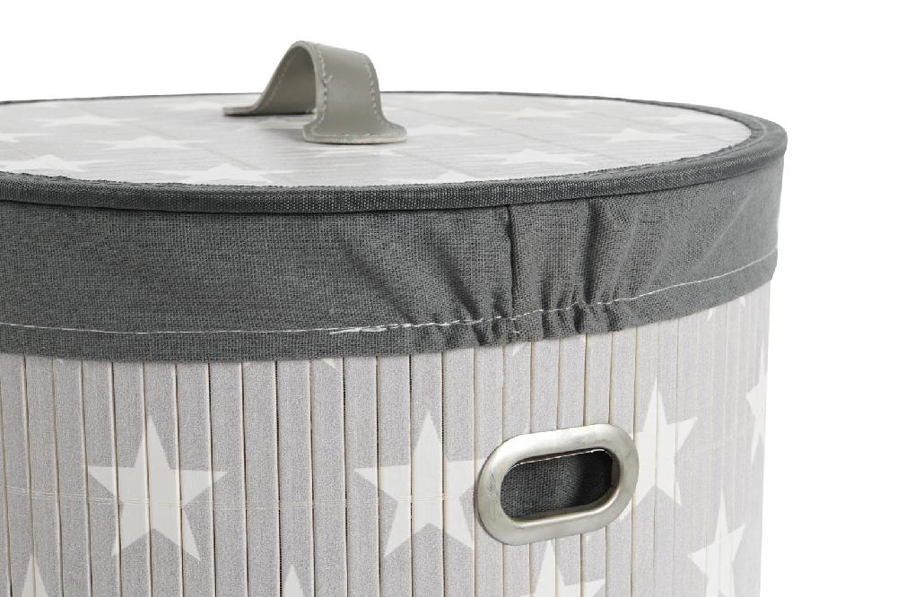 Dekodonia SET TRES CESTAS BAMBÚ CILÍNDRICAS