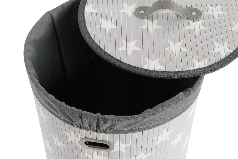 Dekodonia SET TRES CESTAS BAMBÚ CILÍNDRICAS