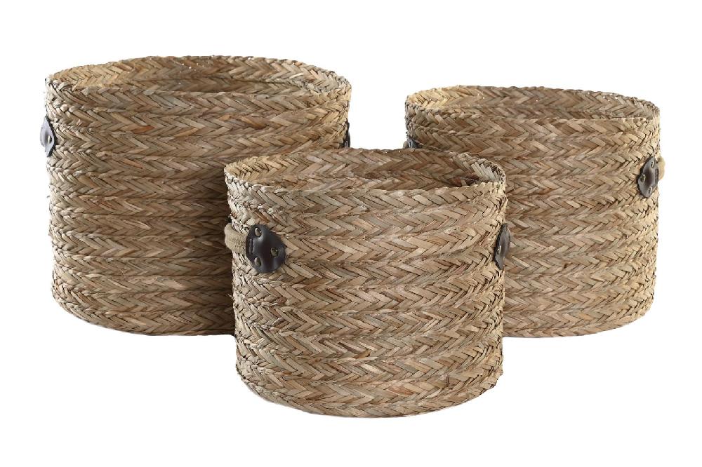 Dekodonia SET TRES CESTAS INFANTILES SEAGRASS
