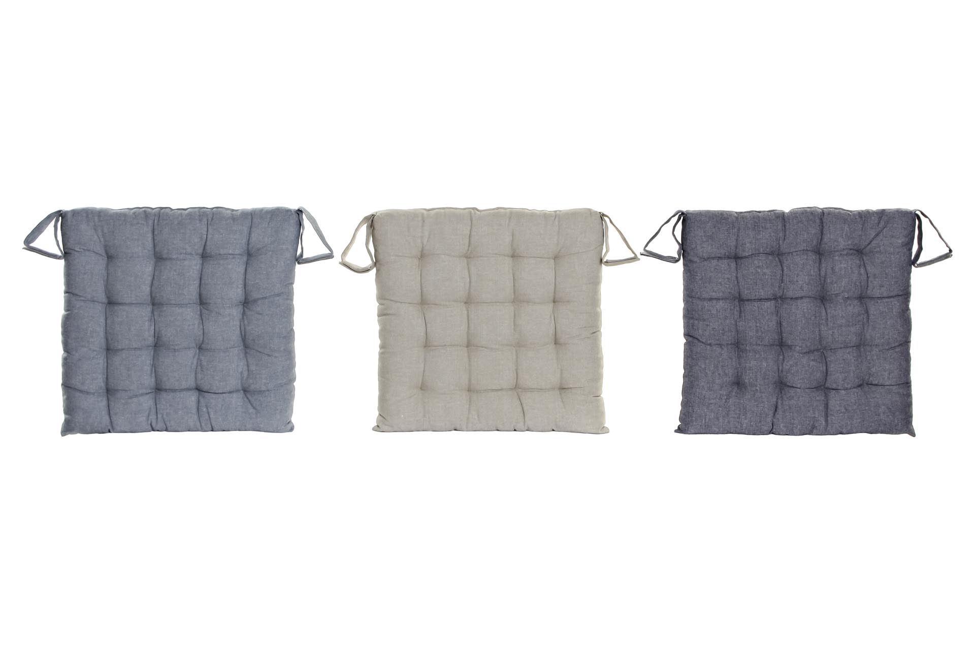 Dekodonia SET TRES COJÍNES ALGODÓN SILLA