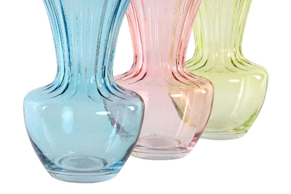 Dekodonia SET TRES JARRONES CRISTAL