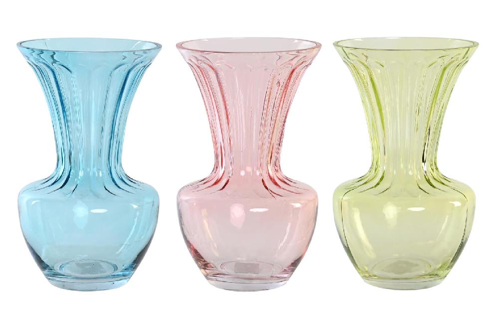 Dekodonia SET TRES JARRONES CRISTAL