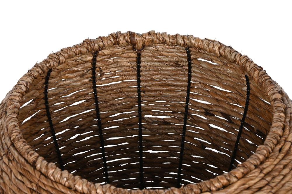 Dekodonia SET TRES MACETEROS FIBRAS Y METAL