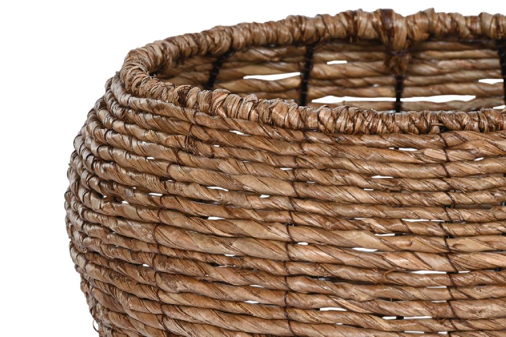 Dekodonia SET TRES MACETEROS FIBRAS Y METAL