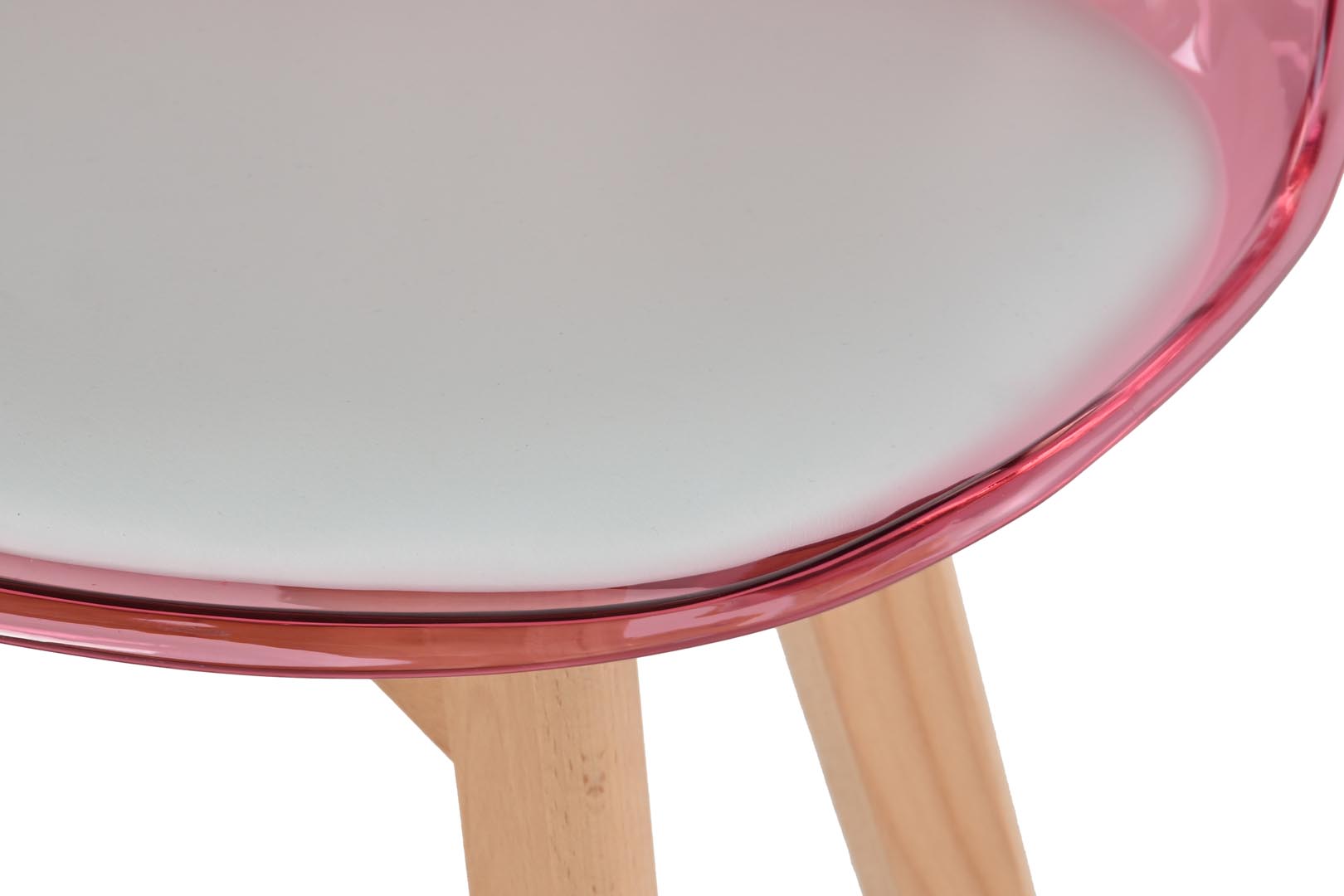 Dekodonia SILLA ABEDUL Y PVC ROSA