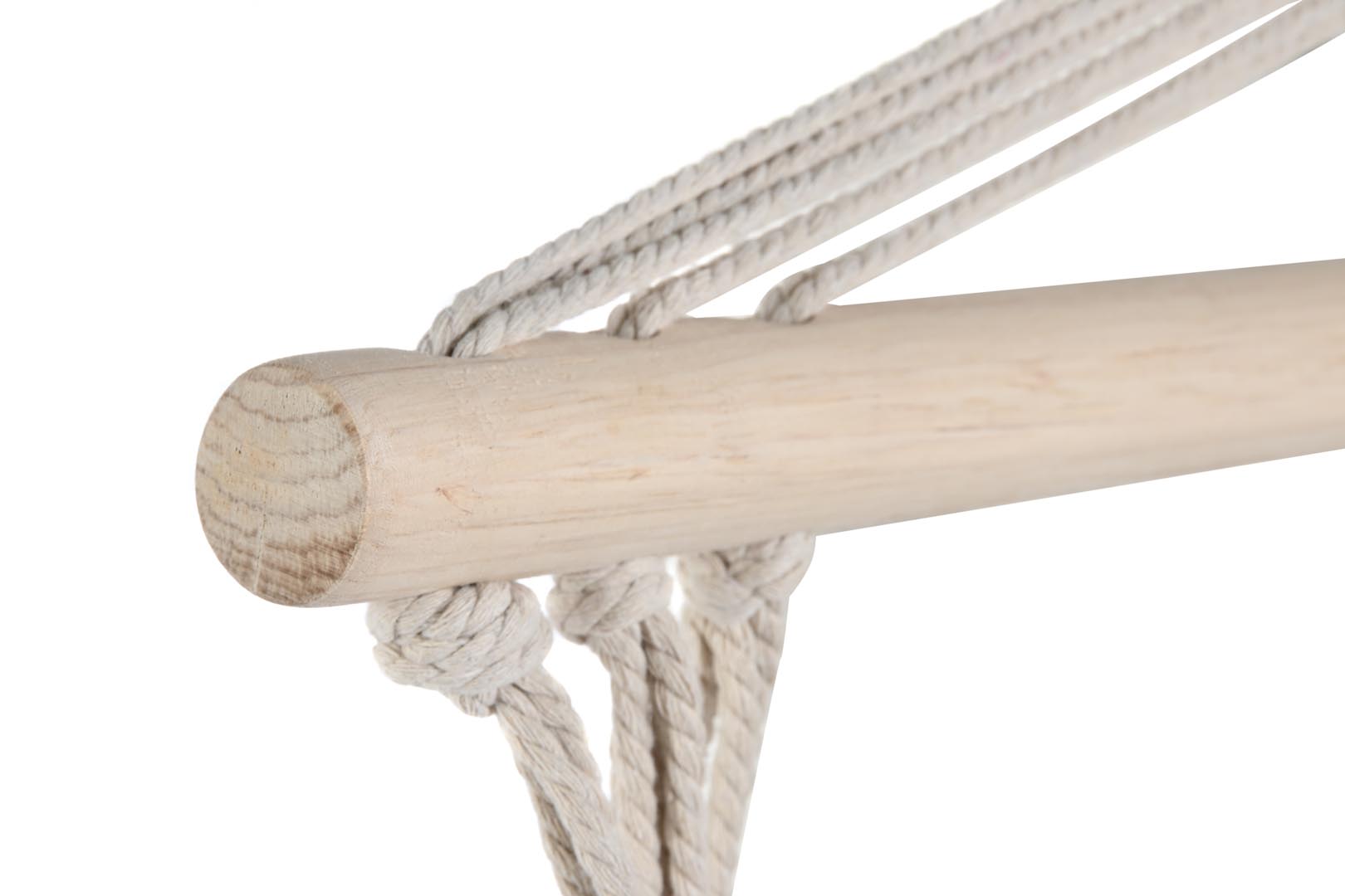 Dekodonia SILLA COLGANTE ALGODÓN Y MADERA