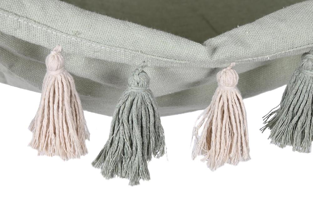 Dekodonia SILLA COLGANTE ALGODÓN Y MADERA