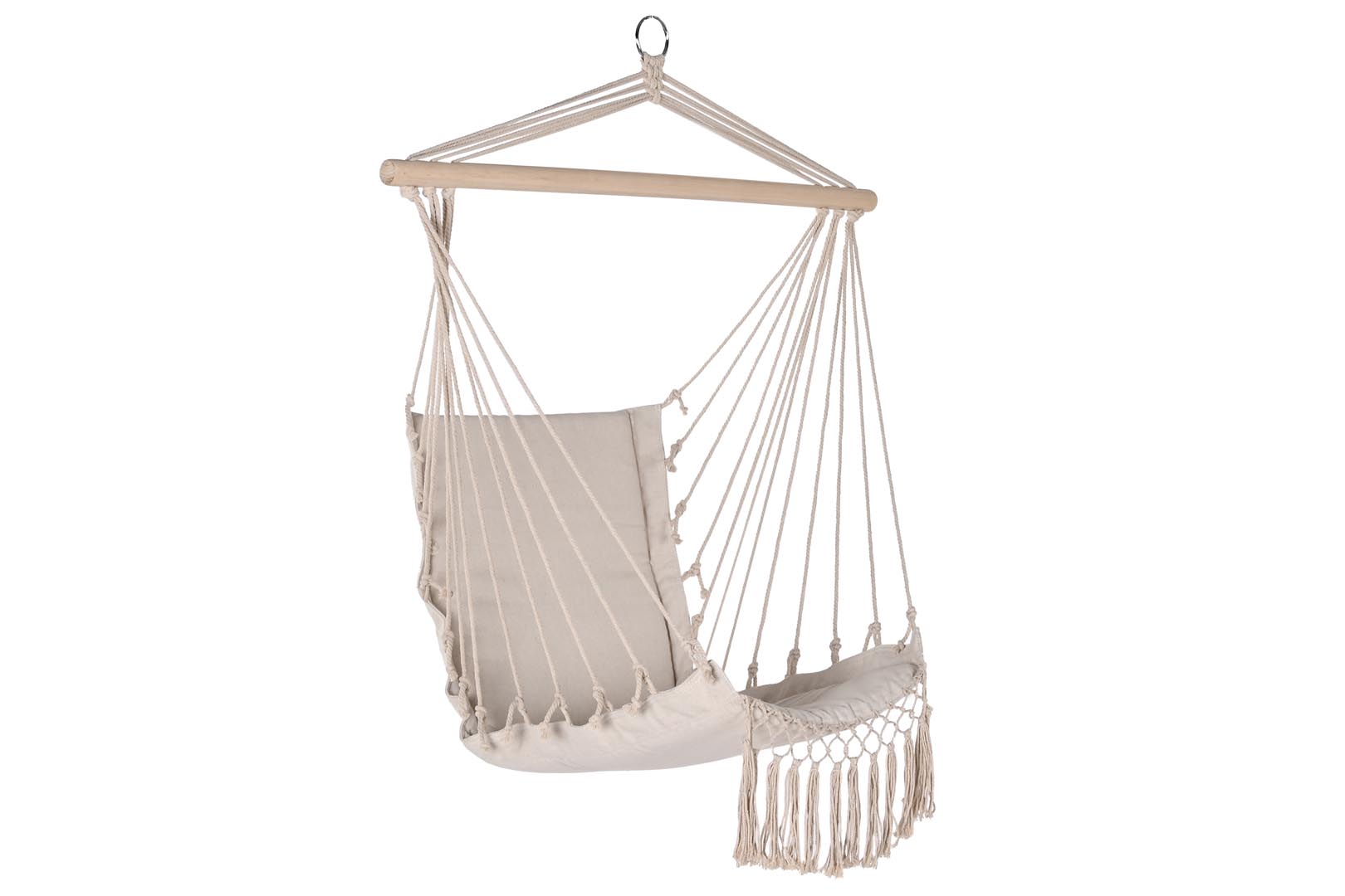 Dekodonia SILLA COLGANTE ALGODÓN Y MADERA