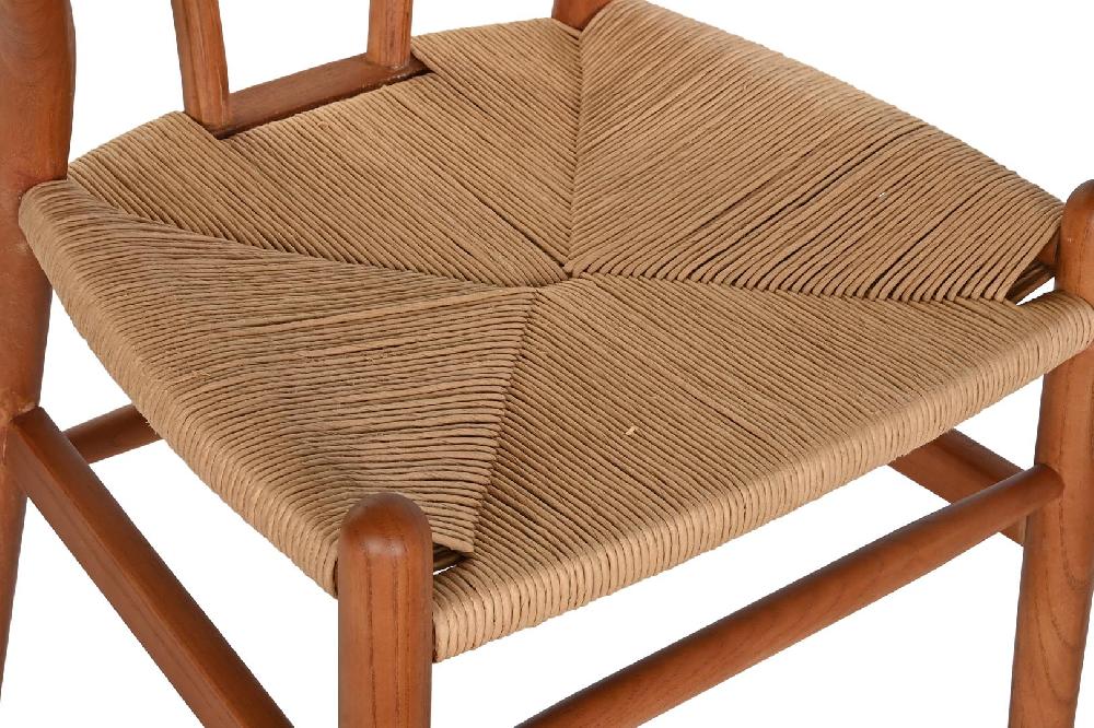 Dekodonia SILLA OLMO Y FIBRA MARRÓN