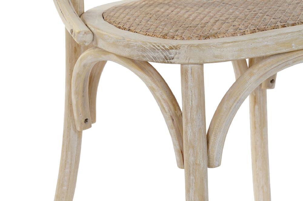 Dekodonia SILLA OLMO Y RATÁN ENVEJECIDA