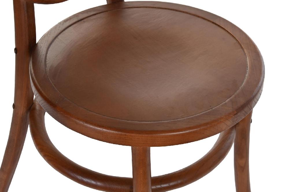 Dekodonia SILLA OLMO Y RATÁN REJILLA MARRÓN OSCURO