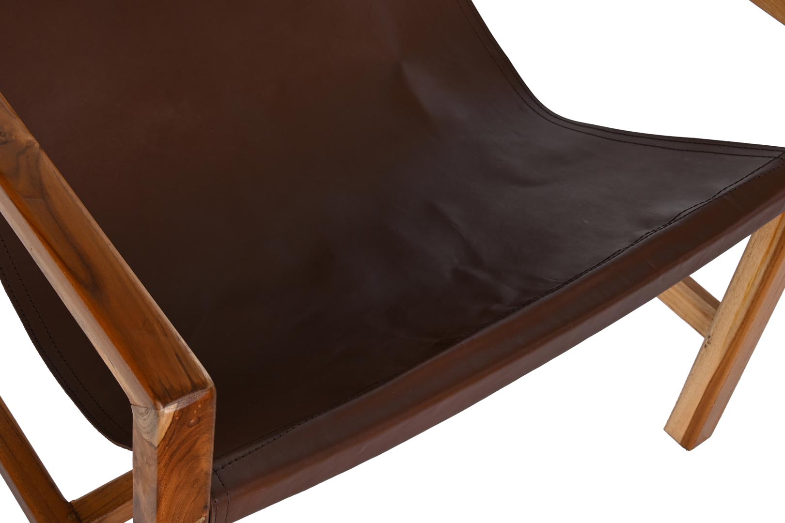 Dekodonia SILLA TECA MARRÓN OSCURO