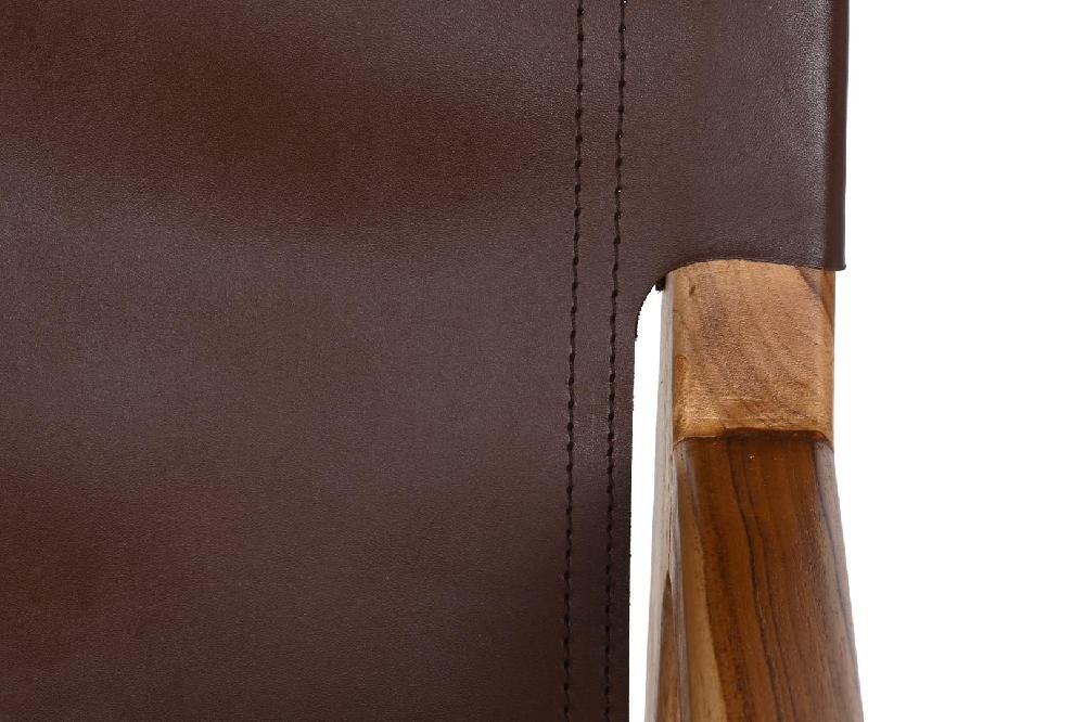 Dekodonia SILLA TECA MARRÓN OSCURO