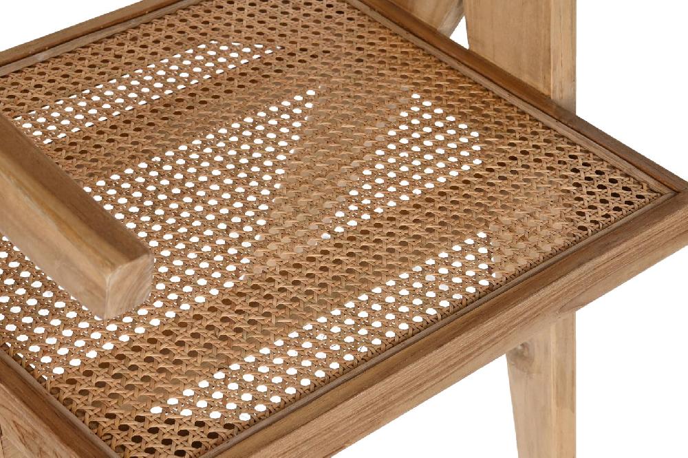 Dekodonia SILLA TECA Y RATÁN NATURAL