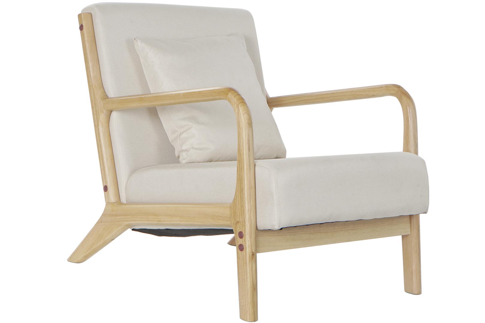 Dekodonia SILLÓN MADERA CON COJÍN