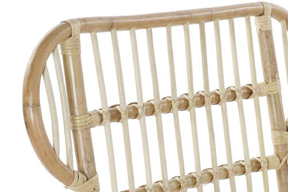 Dekodonia SILLÓN RATÁN CON COJÍN NATURAL