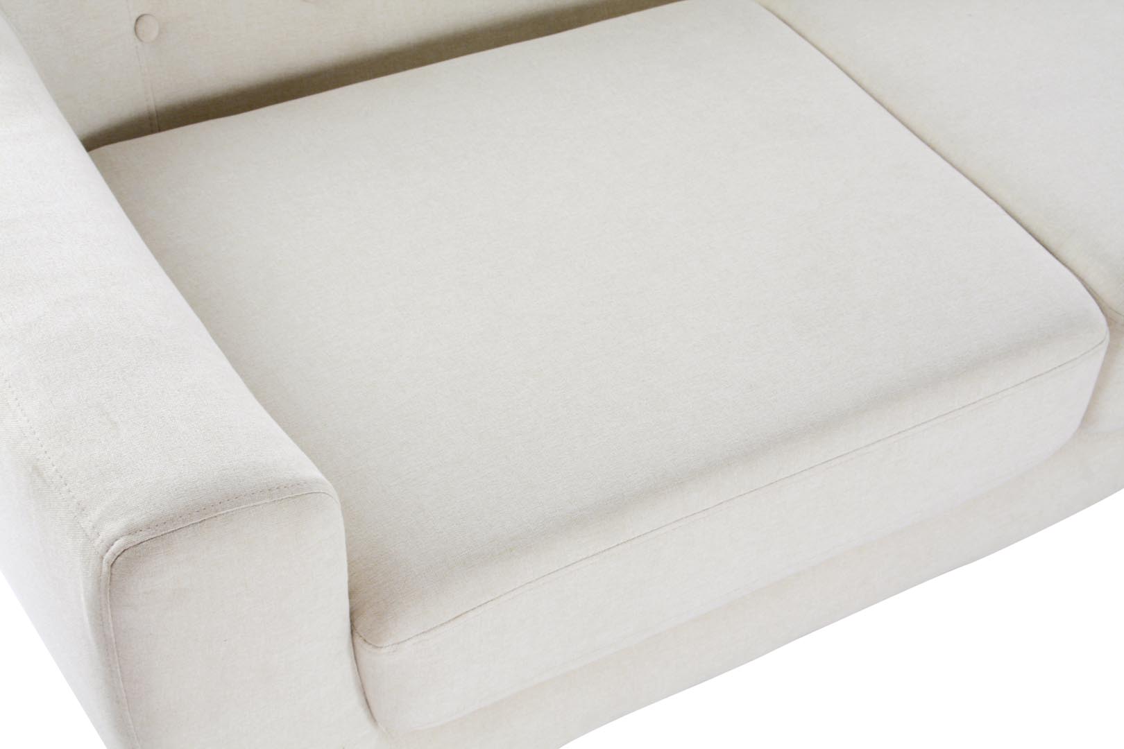 Dekodonia SOFA CHAISELONGUE RUBBERWOOD