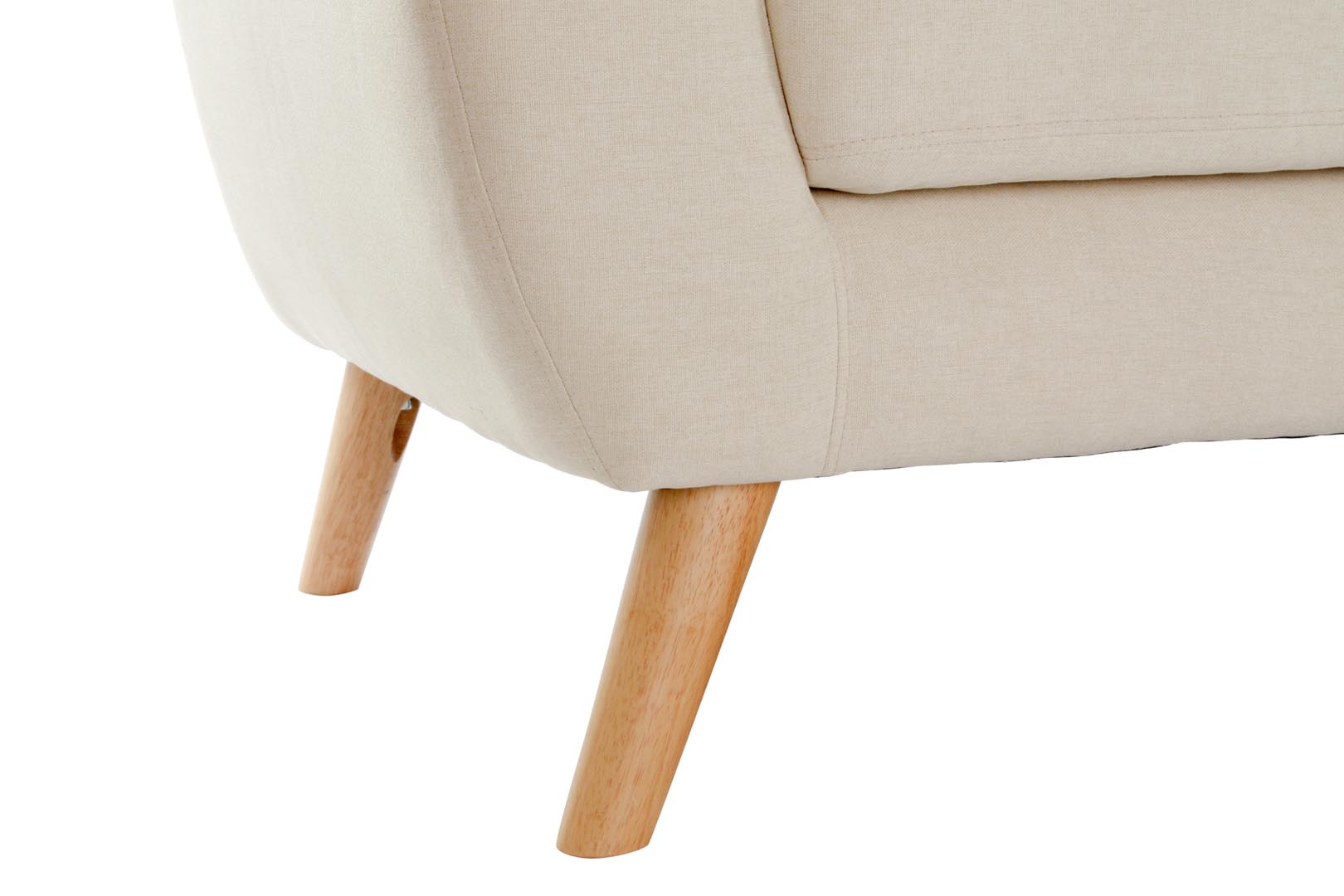 Dekodonia SOFA CHAISELONGUE RUBBERWOOD