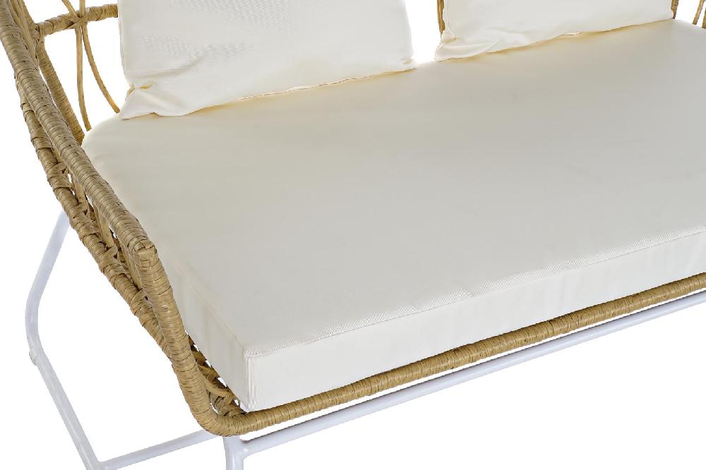 Dekodonia SOFÁ RATÁN SINTÉTICO CON COJÍNES