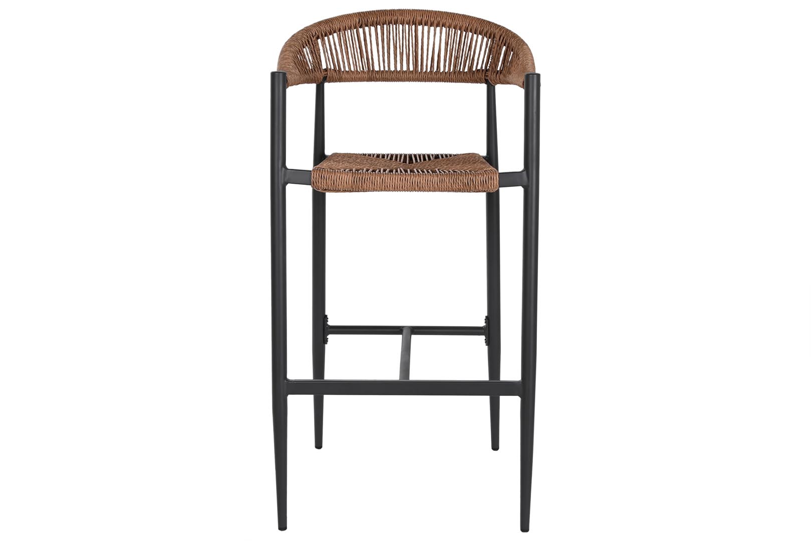 Dekodonia TABURETE ALUMINIO Y RATÁN