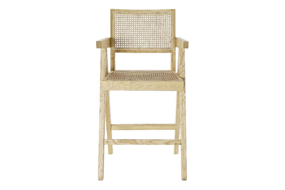 Dekodonia TABURETE OLMO Y RATÁN CLARO