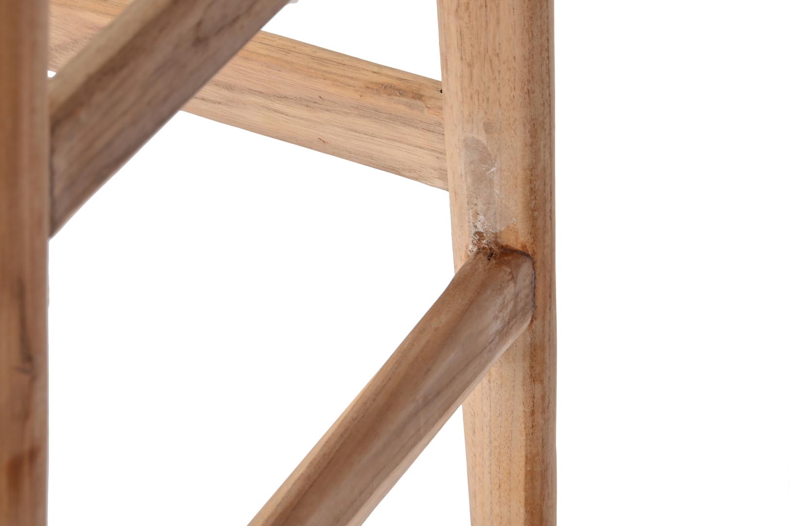 Dekodonia TABURETE TECA Y CUERDAS FIBRA